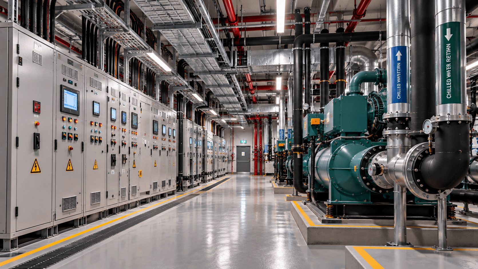 Electromechanical systems and equipment installed for building performance