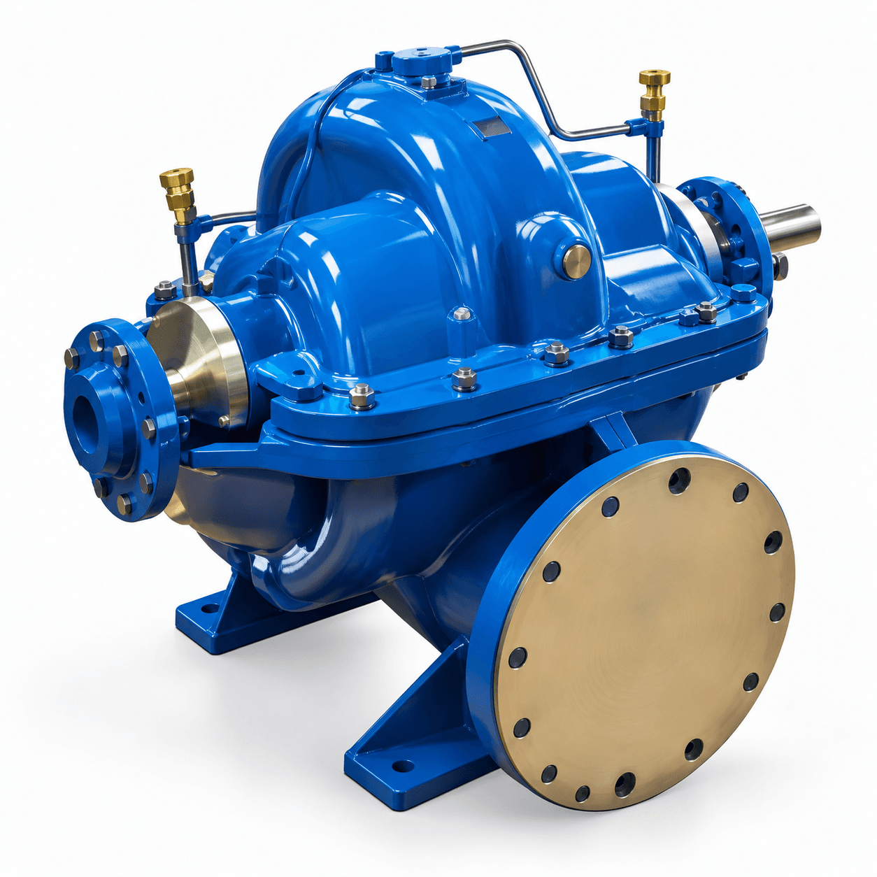 Blue Peerless horizontal split-case pump